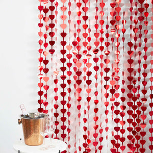 Heart Shaped Valentines Day Party Backdrop