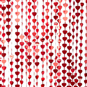 Heart Shaped Valentines Day Party Backdrop