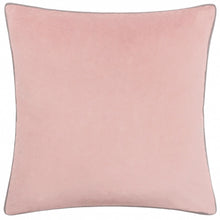 Load image into Gallery viewer, Meridian Velvet Cushion Blush/Grey

