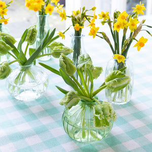 Glass Bud Vase Clear 8cm