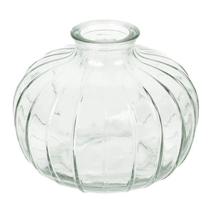 Glass Bud Vase Clear 8cm