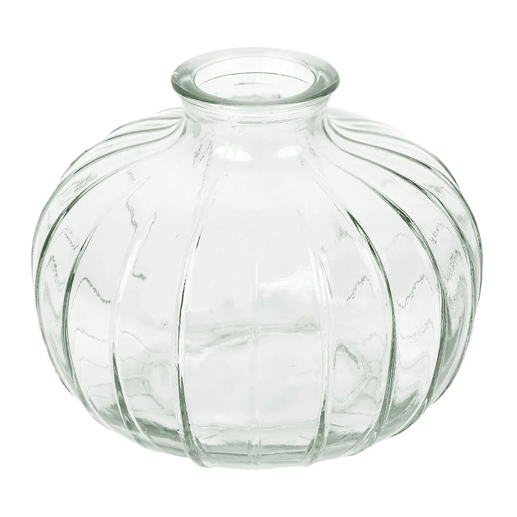 Glass Bud Vase Clear 8cm
