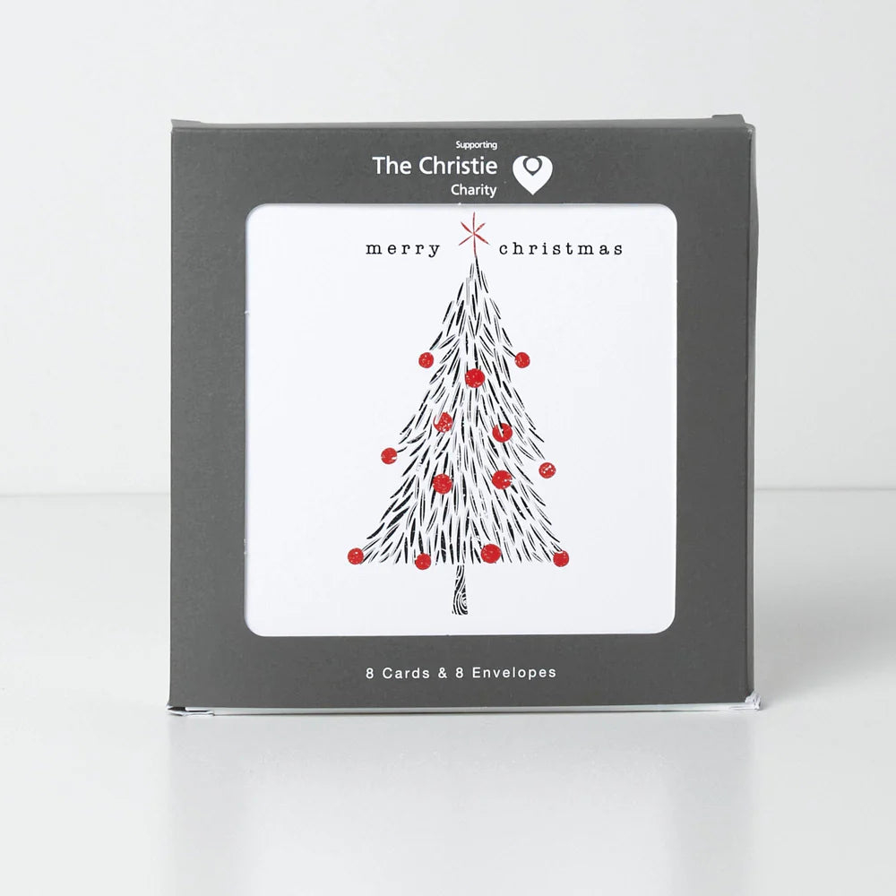 Christmas Tree White Pack 8