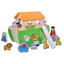 Load image into Gallery viewer, Noah&#39;s Ark Shape Sorter
