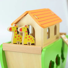 Load image into Gallery viewer, Noah&#39;s Ark Shape Sorter
