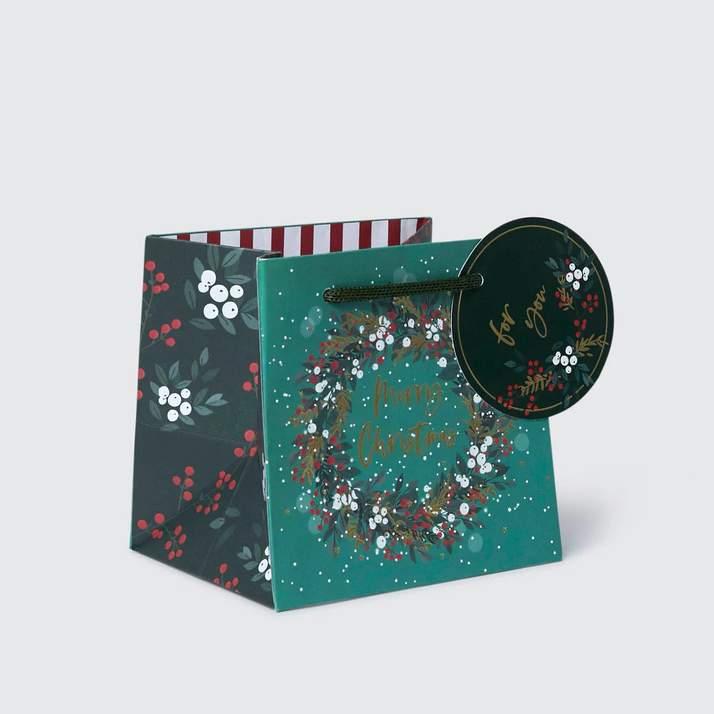Christmas Mug Bag Wreath