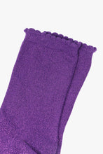 Load image into Gallery viewer, Women&#39;s Socks Glitter Purple
