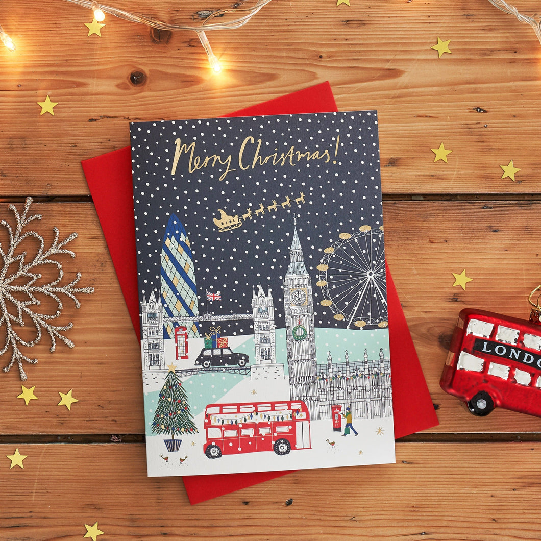 London River Scene Card
