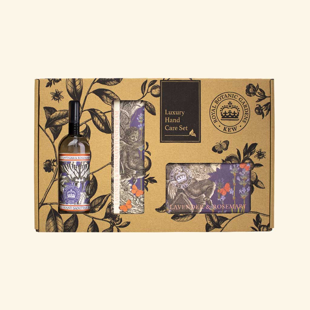 Kew Lavender and Rosemary Luxury Hand Gift Box