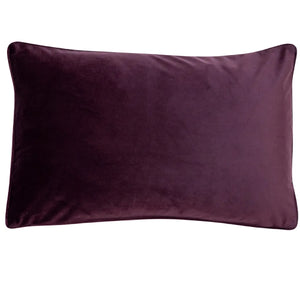 Luxe Rect Cushion Aubergine