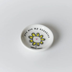 You Are My Sunshine Mini Round Trinket Dish