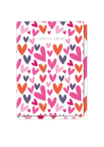 Big Hearts Lovely Ideas A5 Notebook