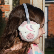 Load image into Gallery viewer, Rainbow Unicorn Ear Muffs
