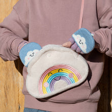 Load image into Gallery viewer, Ivory Pastel Aurora Rainbow Kid's Bag

