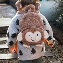 Load image into Gallery viewer, Monty Monkey Fleecy Kid's Back Pack
