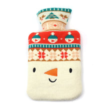 Load image into Gallery viewer, Frosty Snowman Hot Water Bottle
