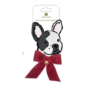 Dog / Cat Velvet Christmas Bow Neck Tie