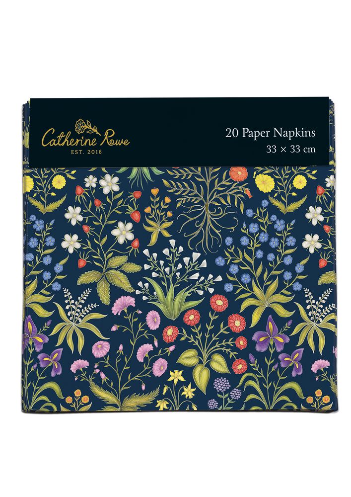 Medieval Flowers Napkins