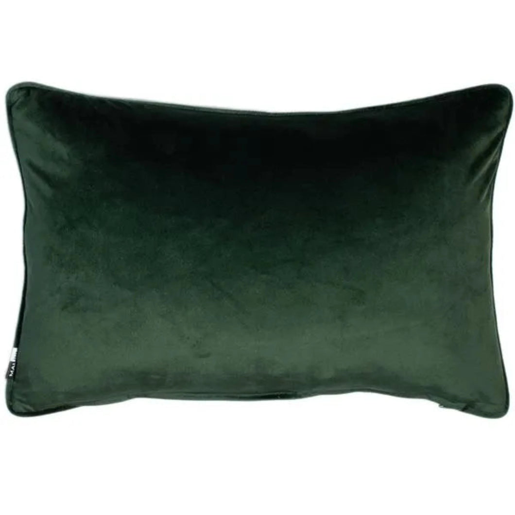 Luxe Rect Cushion Pine Green