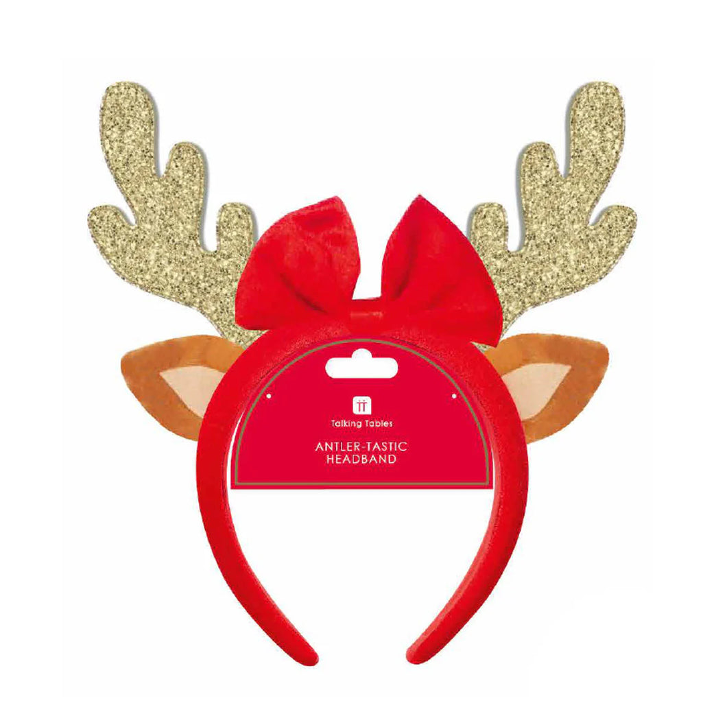 Brown Reindeer Headband