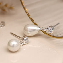Load image into Gallery viewer, Sterling Silver Pearl Earrings
