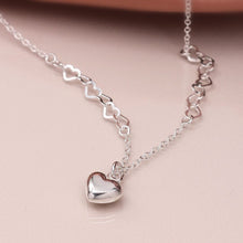 Load image into Gallery viewer, Sterling Silver Heart Chain Necklace
