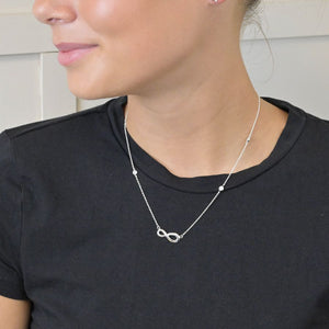 Sterling Silver Infinity Necklace