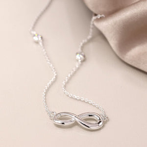 Sterling Silver Infinity Necklace