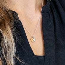 Load image into Gallery viewer, Sterling Silver Double Heart Necklace
