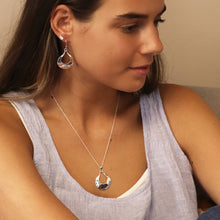 Load image into Gallery viewer, Sterling Silver Simple Teardrop Necklace

