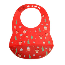 Load image into Gallery viewer, Silicone Bib -Christmas
