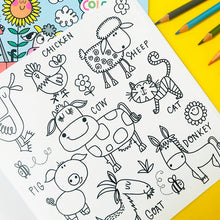 Load image into Gallery viewer, On The Farm Colouring Book
