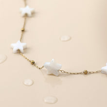 Load image into Gallery viewer, White Star Gold plated Stainless Steel Bracelet
