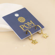 Load image into Gallery viewer, Gold Starlet Huggie Earrings
