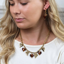 Load image into Gallery viewer, Treasure Heart Gold Plated Waterproof Necklace
