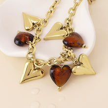 Load image into Gallery viewer, Treasure Heart Gold Plated Waterproof Necklace
