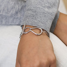 Load image into Gallery viewer, Silver Moebius Waterproof Bracelet
