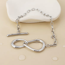 Load image into Gallery viewer, Silver Moebius Waterproof Bracelet
