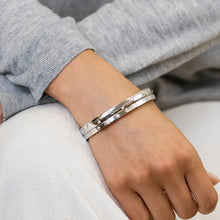 Load image into Gallery viewer, Silver Faith Waterproof Bangle
