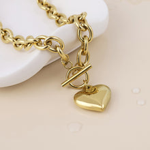 Load image into Gallery viewer, Gold Stevie Statement Waterproof Necklace
