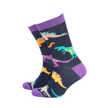 Load image into Gallery viewer, Dinosaur Men&#39;s Socks
