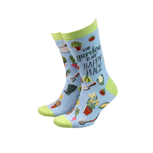The Garden is my Happy Place Men's Socks