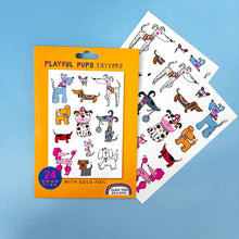 Load image into Gallery viewer, Playful Pups Tattoos
