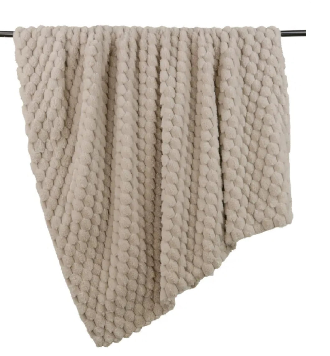 Koochikoo Taupe Throw