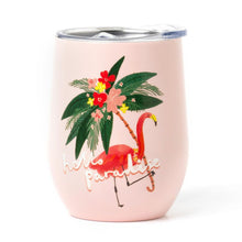 Load image into Gallery viewer, Vacuum Tumbler Flamingo
