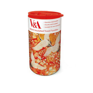 Kimono Cranes Travel Tumbler