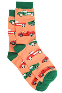 Men's Bamboo Socks Sports Cars