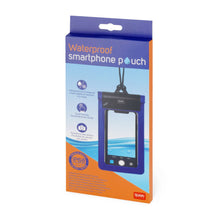 Load image into Gallery viewer, Blue Waterproof Smartphone Pouch
