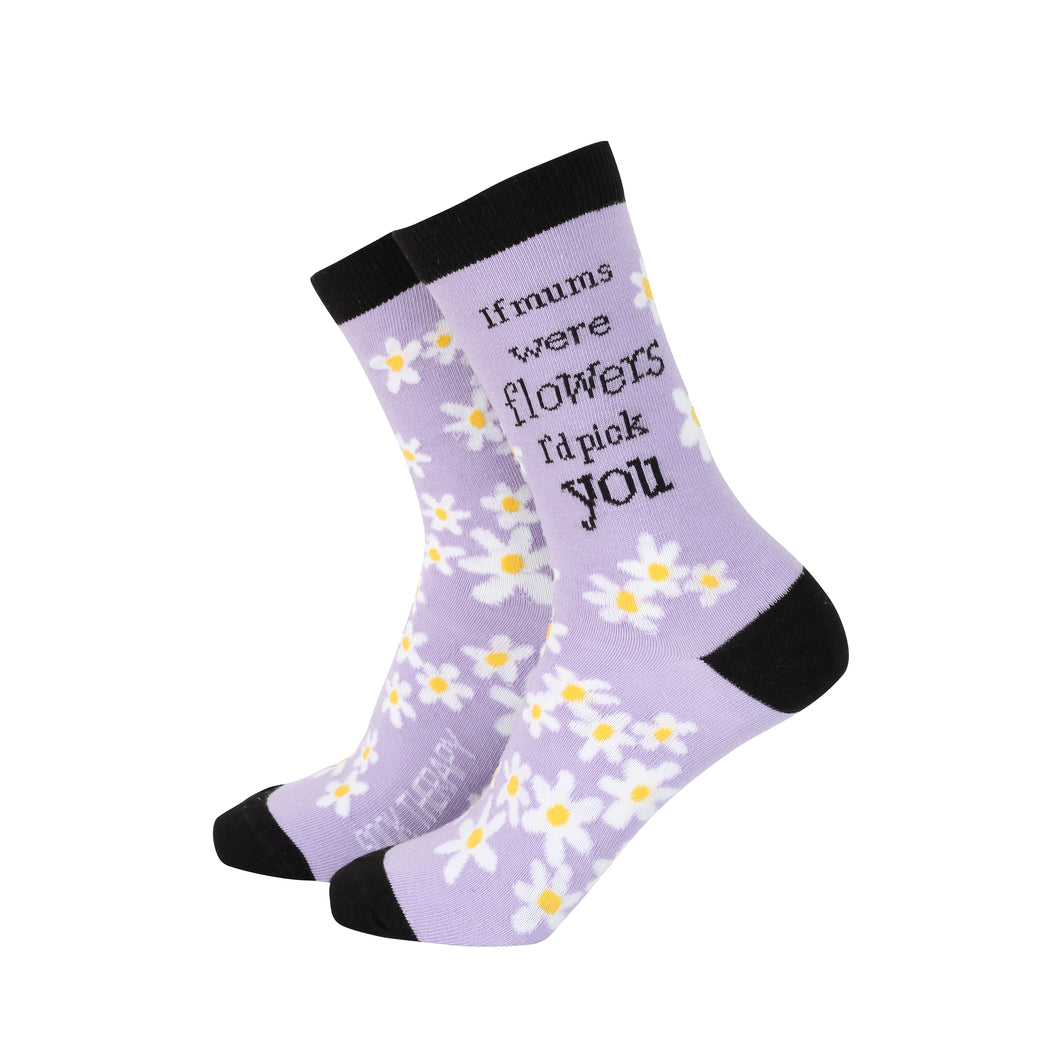 If Mum Were Flowers Socks