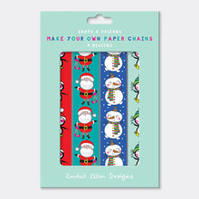 Load image into Gallery viewer, Santa/Penguins/Snowmen Paper Chains
